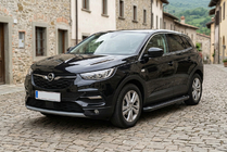 Opel Grandland X 2017– Boční nášlapy Allmond Black (2 ks, hliník) fotografie 1