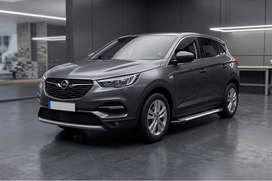 Opel Grandland X 2017– Boční nášlapy Line (2 ks, hliník) Image