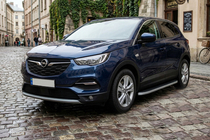 Opel Grandland X 2017– Boční nášlapy Tayga Grey (2 ks, hliník) fotografie 1