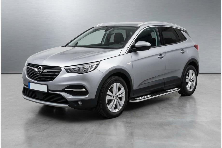 Opel Grandland X 2017– Boční prahy Tayga V2 (2 ks, hliník) Image