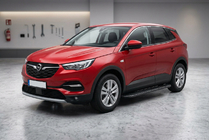 Opel Grandland X 2017– Boční nášlapy Bosphore Black (2 ks, hliník) fotografie 1