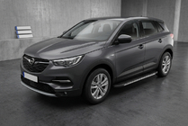 Opel Grandland X 2017– Boční prahy Bosphore Grey (2 ks, hliník) fotografie 1