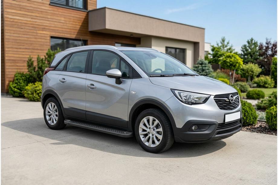 Opel Crossland X 2017–2024 Boční nášlapy Allmond Black (2 ks, hliník) Image