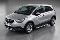 Opel Crossland X 2017–2024 Boční nášlapy Line (2 ks, hliník) fotografie 1