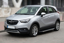 Opel Crossland X 2017–2024 Boční nášlapy Duru (2 ks, hliník) fotografie 1