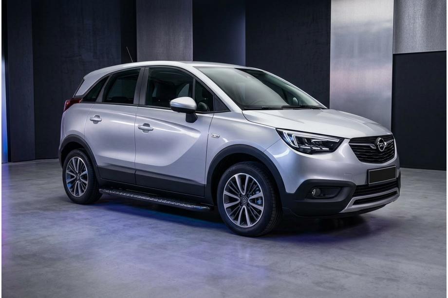 Opel Crossland X 2017–2024 Boční prahy Bosphorus Black (2 ks, hliník) Image