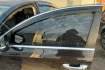 Volkswagen Passat B6 2006–2012 Ofukovače oken s chromovou lištou SD (4 ks, HIC) fotografie 7
