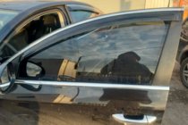 Volkswagen Passat B7 2012–2015 Okenní deflektory s chromovanou lištou SD (4 ks, EU, HIC) fotografie 7
