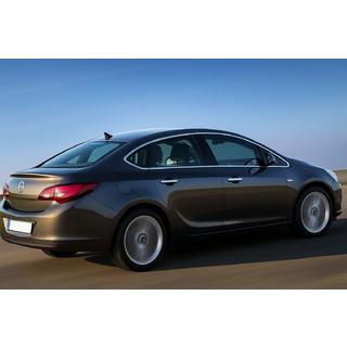 Kompletní chromové lišty kolem oken (Sedan, 12 ks, nerez) Opel Astra J 2009–2015 fotografie 1