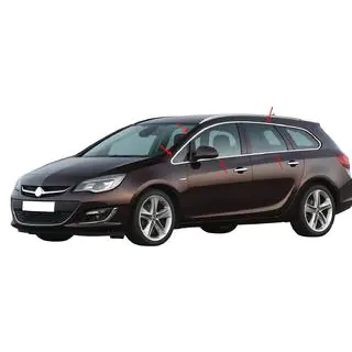 Kompletní chromové lišty oken (Sport Tourer, 12 ks, nerez)