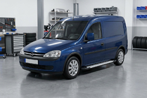 Opel Combo 2002–2012 Boční nášlapy Allmond Grey (2 ks, hliník) fotografie 1