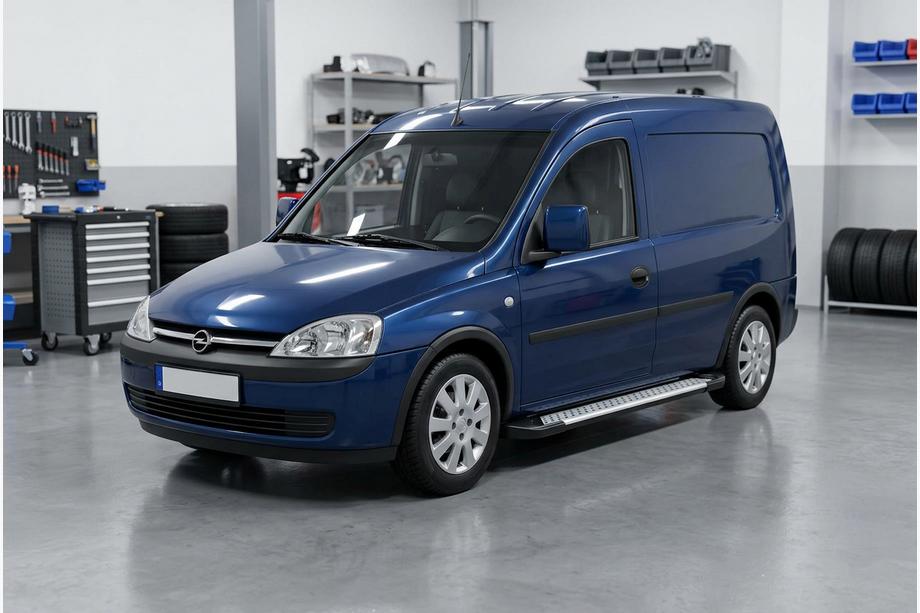 Opel Combo 2002–2012 Boční nášlapy Allmond Grey (2 ks, hliník) Image