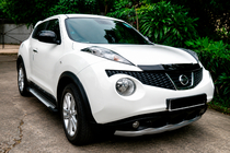 Nissan Juke 2010–2019 Boční nášlapy Allmond Grey (2 ks, hliník) fotografie 1
