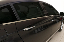 Citroen C-5 2008–2017 Spodní okenní lišty (6 ks, nerez) OmsaLine – italská nerezová ocel fotografie 1