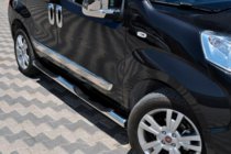 Peugeot Bipper 2008–2017 Boční nerezové trubky (2 ks) fotografie 1