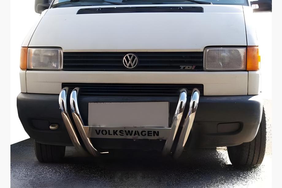 Volkswagen T4 Caravelle/Multivan 1990–2003 Přední ochranný rám ST006 (nerez) Image
