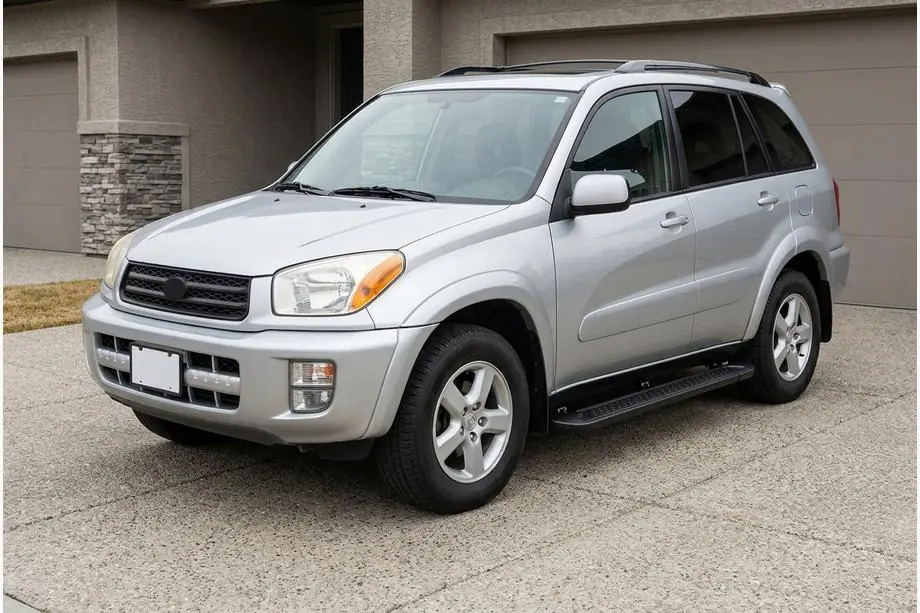 Toyota Rav 4 2001–2005 Boční nášlapy Allmond Black (2 ks, hliník) Fotografie 1