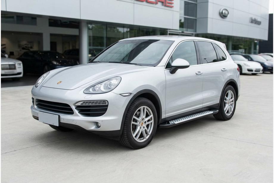 Porsche Cayenne 2010–2017 Boční nášlapy Allmond Grey (2 ks, hliník) Image
