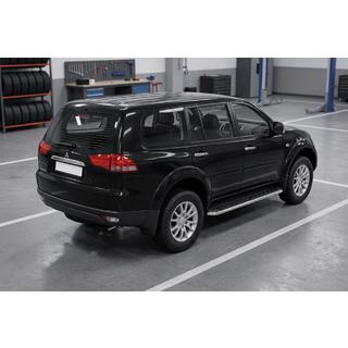 Boční nášlapy Maydos V1 (2 ks, hliník / nerez) Mitsubishi Pajero Sport 2008–2015 fotografie 1