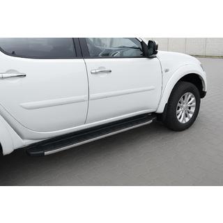 Boční nášlapy Fullmond (2 ks, hliník) Mitsubishi Pajero Sport 2008–2015 fotografie 1