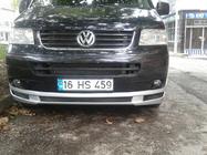Volkswagen T5 Transporter 2003–2010 Přední spodní lip spoiler ABT s canardy (k lakování) fotografie 5