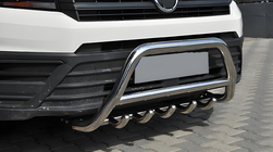 Volkswagen Crafter 2016– Přední ochranný rám WT003 (nerez) fotografie 3