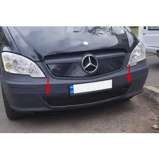 Zimní kryt nárazníku (2010-2015) Mercedes Vito W639 2004–2014 fotografie 1