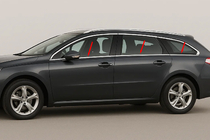 Peugeot 508 2010–2018 Spodní okenní lišty (SW, nerez) fotografie 1