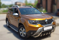 Renault Duster 2018–2024 Nerezový přední ochranný rám (bullbar) WT003 bez nápisu fotografie 7