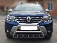 Dacia Duster 2018–2024 Nerezový přední ochranný rám (bullbar) WT003 bez nápisu fotografie 1