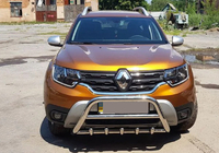Dacia Duster 2018–2024 Nerezový přední ochranný rám (bullbar) WT003 bez nápisu fotografie 4