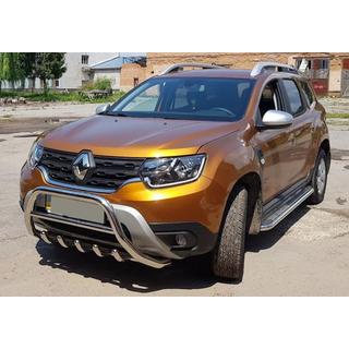 Nerezový přední ochranný rám (bullbar) WT003 bez nápisu Dacia Duster 2018–2024 fotografie 3