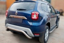 Renault Duster 2018–2024 Zadní ochranný rám AK007 (nerez) fotografie 1