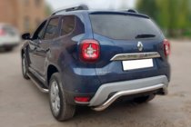 Renault Duster 2018–2024 Zadní ochranný rám AK007 (nerez) fotografie 3