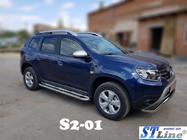 Dacia Duster 2018–2024 Boční nášlapy Premium (2 ks, nerez) fotografie 1