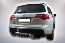 Acura MDX 2007–2013 Zadní ochranný rám B1-47 (nerez) fotografie 4