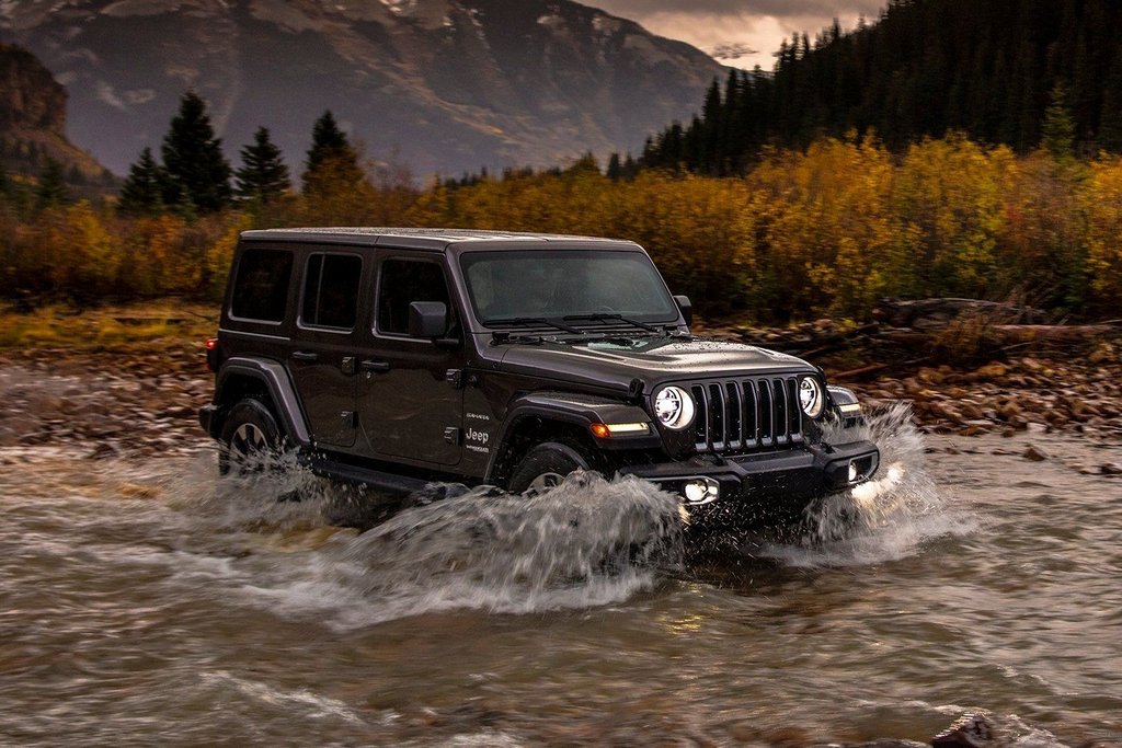 Pětidveřový SUV Jeep Wrangler čtvrté generace