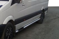 Mercedes Sprinter W907/W910 2018– Boční nášlapy – nerezové trubky (2 ks) fotografie 1