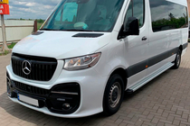 Mercedes Sprinter W907/W910 2018– Boční nášlapy Maya V2 (2 ks, hliník) fotografie 2