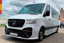 Mercedes Sprinter W907/W910 2018– Boční nášlapy Maya V2 (2 ks, hliník) fotografie 4