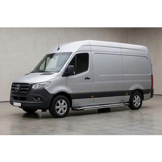 Boční nášlapy Rainbow (2 ks, hliník) Mercedes Sprinter W907/W910 2018– fotografie 1