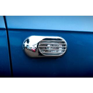 Mřížka na boční směrový opakovač, ovál (2 ks, ABS) Audi A3 2003–2012 fotografie 1