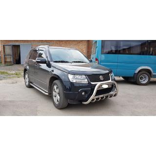 Boční prahy Premium (2 ks, nerez) Suzuki Grand Vitara 2005–2017 fotografie 2