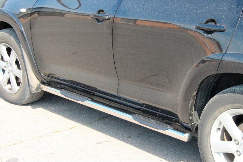 Toyota Rav 4 2006–2013 Boční trubky pro standardní základnu (2 ks, nerez) Fotografie 3