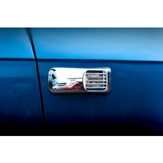 Mřížka na boční směrový opakovač, obdélník (2 ks, ABS) Audi A3 2003–2012 fotografie 2