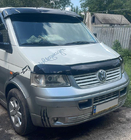 Volkswagen T5 Multivan 2003–2010 Sluneční kšilt na čelní sklo (černý lesk, 5 mm) fotografie 1