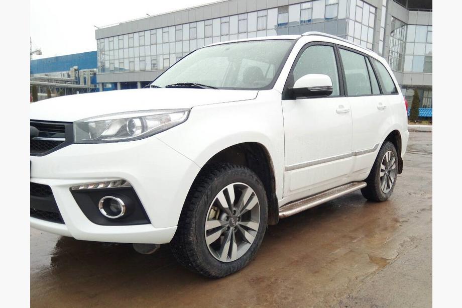 Chery Tiggo 3 2005– Boční nášlapy Premium (2 ks, nerez) Image