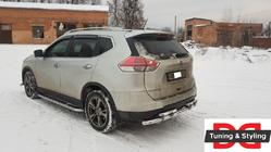Nissan X-trail T32/Rogue 2014–2021 Boční nášlapy Premium (2 ks, nerez) Ø60 mm fotografie 3