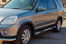 Honda CRV 2001–2006 Boční nerezové trubky (2 ks) fotografie 1