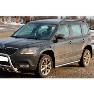 Boční nerezové trubky (2 ks) Skoda Yeti 2009–2017 fotografie 2